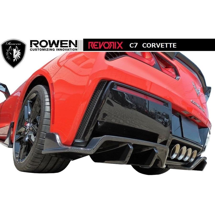 M's】 REVORIX C7 コルベット リア ディフューザー ROWEN ロエン