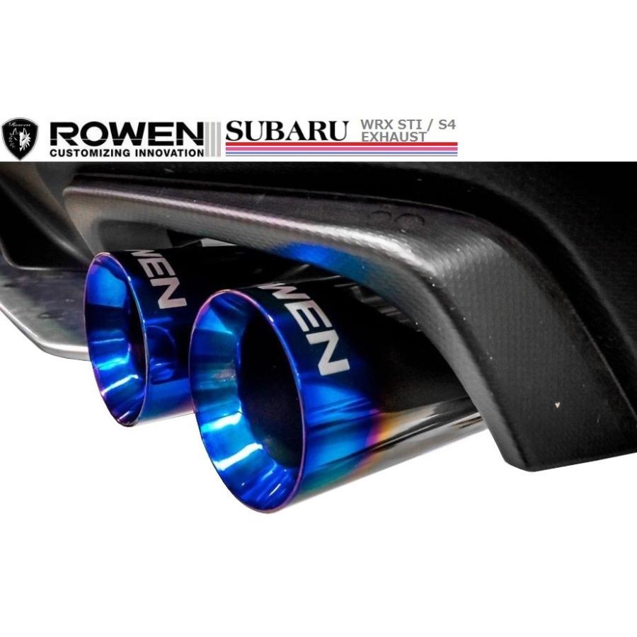 M's】スバル WRX S4 VAG 専用 4本出し チタン マフラー ROWEN M's】スバル WRX S4 VAG 専用 4本出し チタン マフラー ROWEN