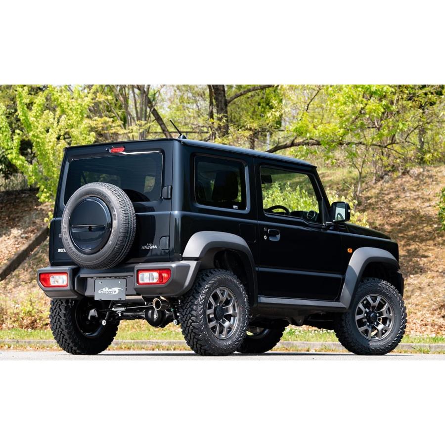 【M's】 JB74W ジムニーシエラ (2018.7-) Showa GARAGE 1インチ リフトアップコイル リフトアップサス 1台分 ブラック (25-30mmUP) ショウワガレージ S00143_2