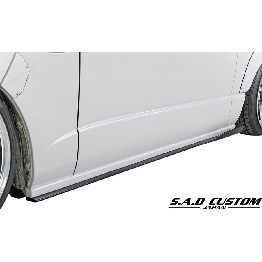 【M's】 トヨタ 200系 ハイエース 4型 (ナロー用) S.A.D CUSTOM JAPAN AGENT エアロ 3点キット ／／ FRP エージェント フルエアロ SADカスタムジャパンの画像