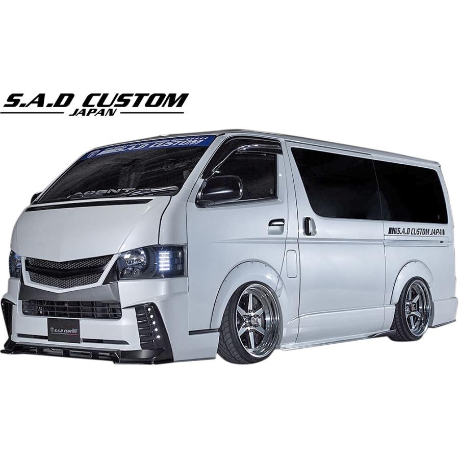 SADエージェントサイドステップ（ハイエース） ハイエース 【M's】 トヨタ 200系 4型 (ナロー用) S.A.D CUSTOM JAPAN