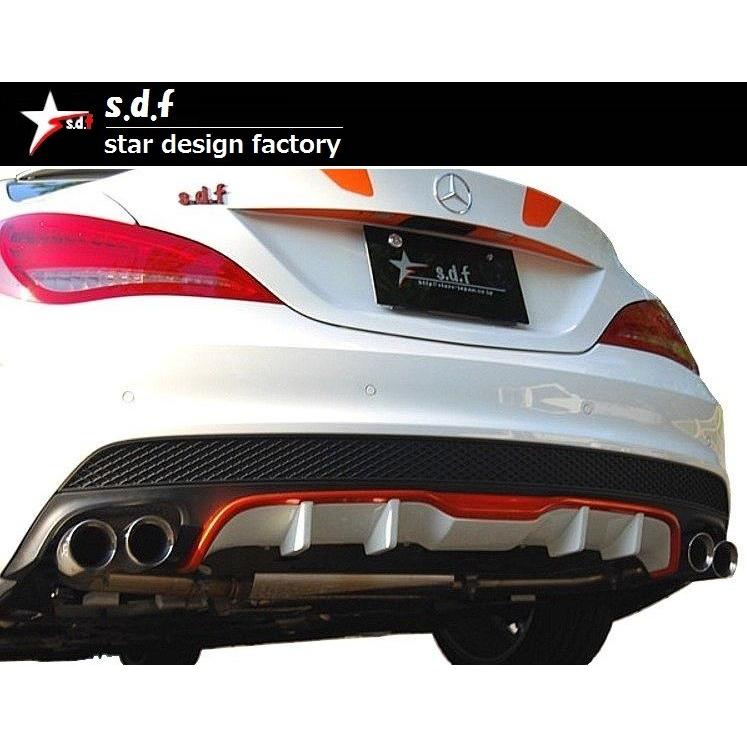 M's】メルセデス・ベンツ CLA C117 前期 リア ディフューザー ／ s.d.f