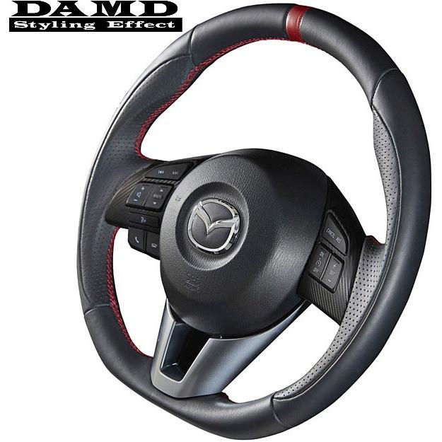 Mazda ステアリング・ハンドル本体 黒 マツダ（Mazda） 【M's】マツダ 前期 CX-3(DK) CX-5(KE) デミオ(DJ