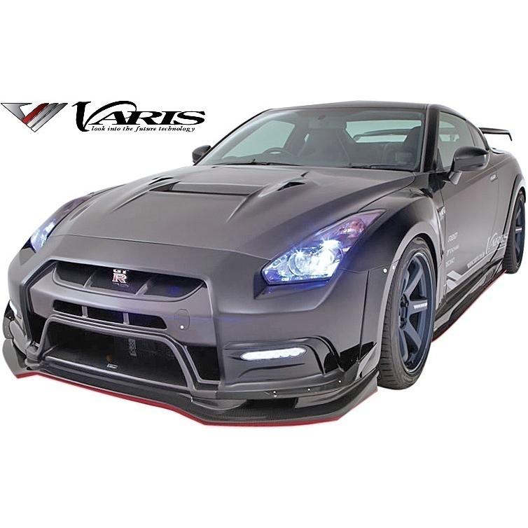 GT-R 【M's】 日産 R35 (2014Ver.) VARIS サイドステップ 左右 FRP 未