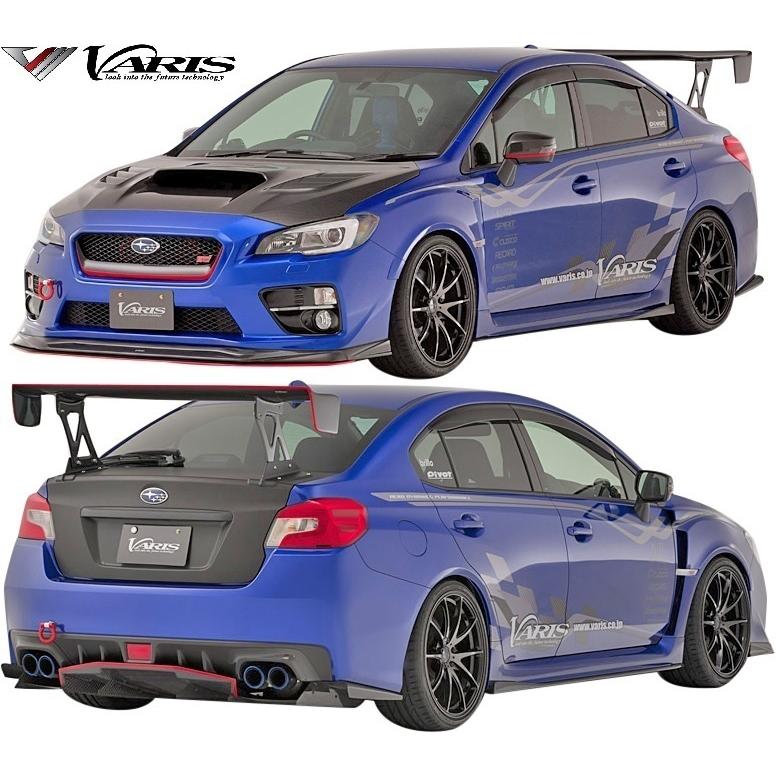 【M's】 スバル WRX STI S4 / VAB VAG (A-C) VARIS ARISING-1 サイドアンダーボード 左右  CARBON カーボン バリス ヴァリス エアロ インプレッサ VASU-166｜emuzu-international｜02