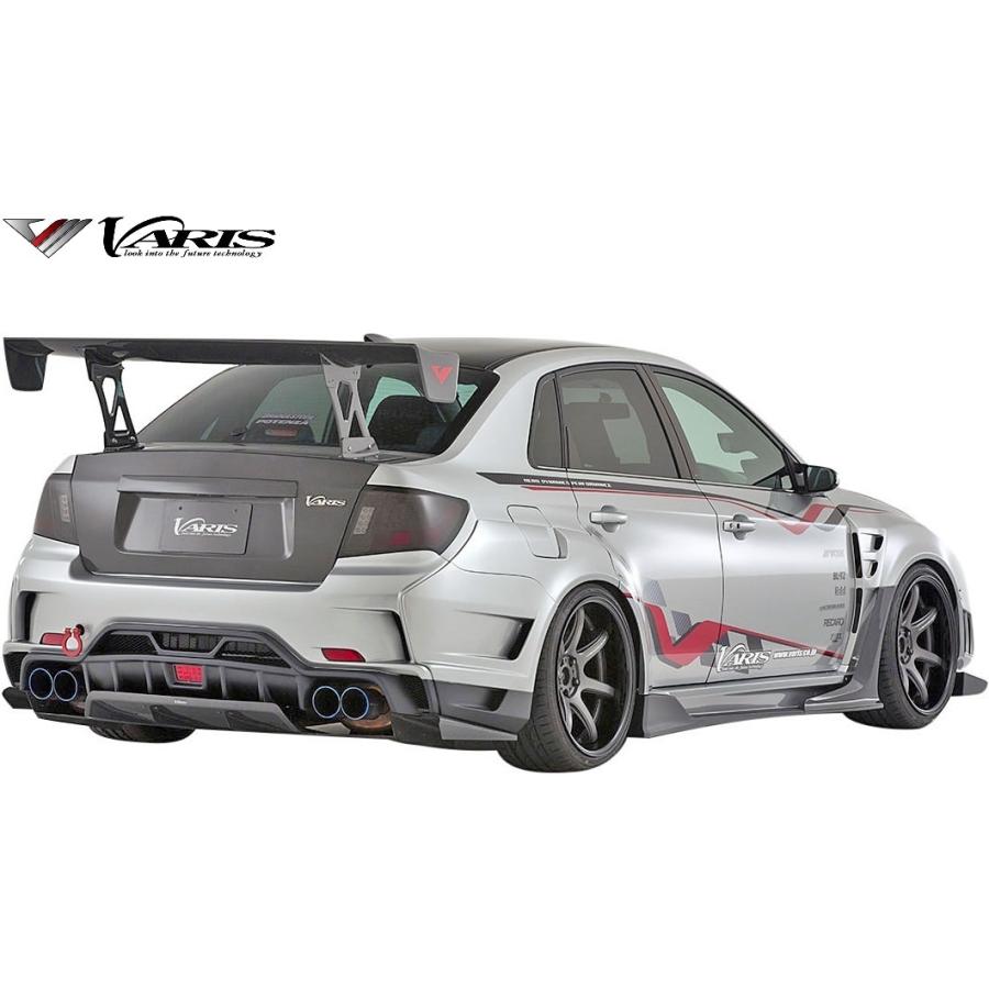 値下げ　VARIS スプリッターフィン GRB GRF GVB GVF カーボン WRX STI 【M's】 スバル インプレッサ GVB/GVF (2007y-2014y) VARIS