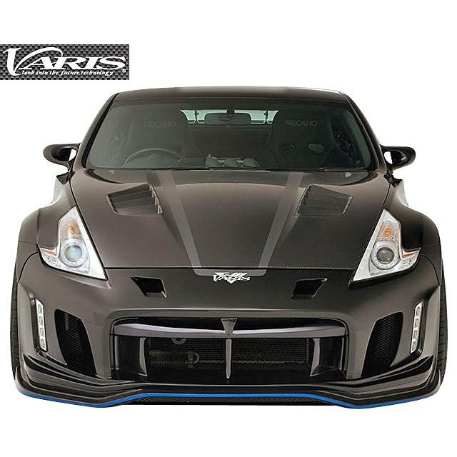 【M´s】日産 Z34 フェアレディZ (2008y-) VARIS ARISING-II クーリングボンネット (ダクトカバー付) CARBON カーボン バリス エアロ 370Z VBNI-108 VBNI108