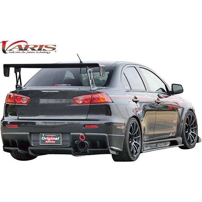ランサーエボリューションX サイドアンダーフラップ　カーボン　VARIS ランサーエボリューションX サイドアンダーフラップ カーボン VARIS