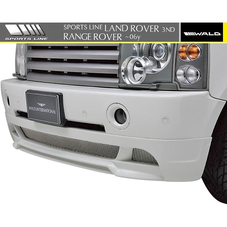 【M´s】Land Rover 3rd レンジローバー（2002y-2006y）WALD SPORTS LINE フロントスポイラー（ネット付属。）のサムネイル