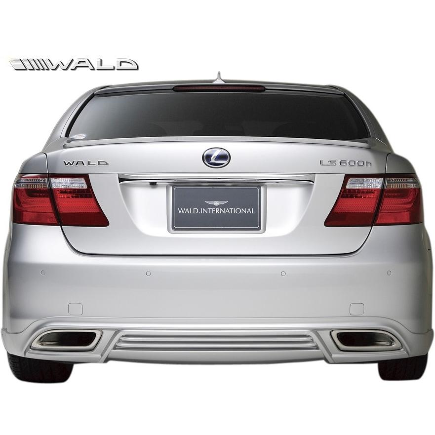 LS460前期 WALDフロントリアハーフセット レクサスLS460(F40系前期)用エアロ3点キットVer.1 WALD(ヴァルド