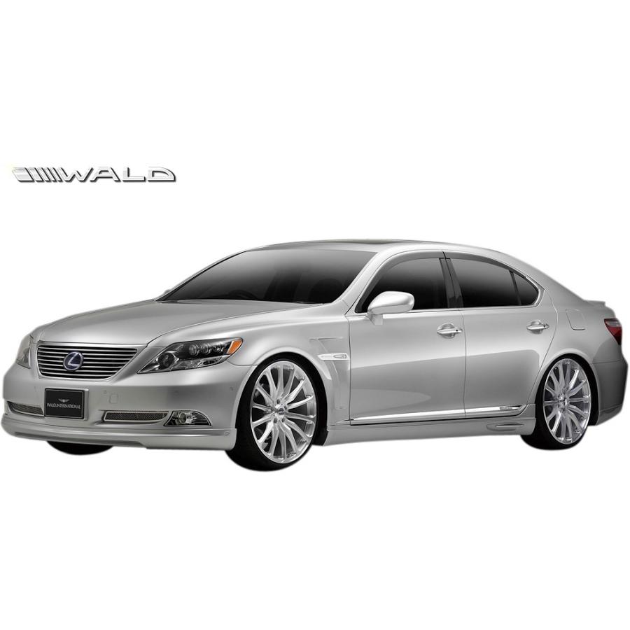 LS460 LS600 エアロ　WALD 　ハーフステップ　スカート　カールソン LEXUS LS エアロパーツ カスタム フロントハーフスポイラー