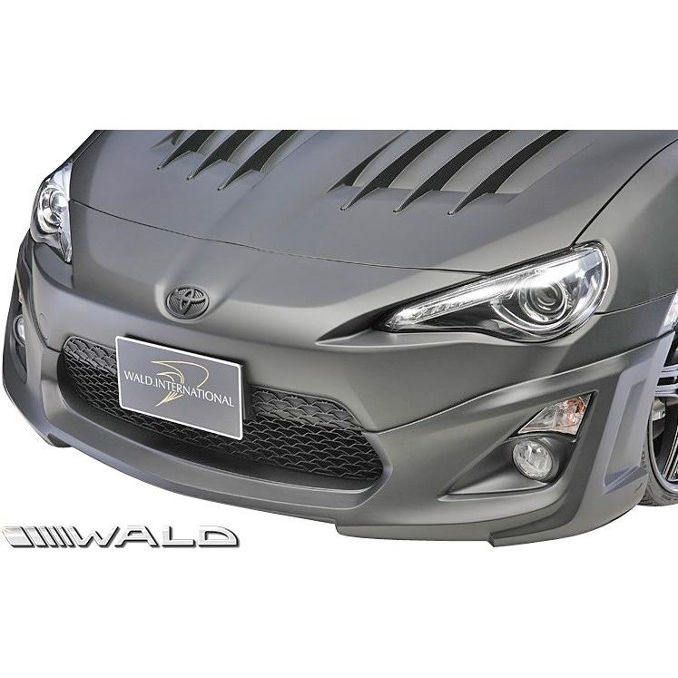 mocomu様用zn6 86 後期用ハーフスポイラー、グリルセット 86 【M's】トヨタ ZN6 (H24.4-H28.7) WALD Sports Line フロントハーフ