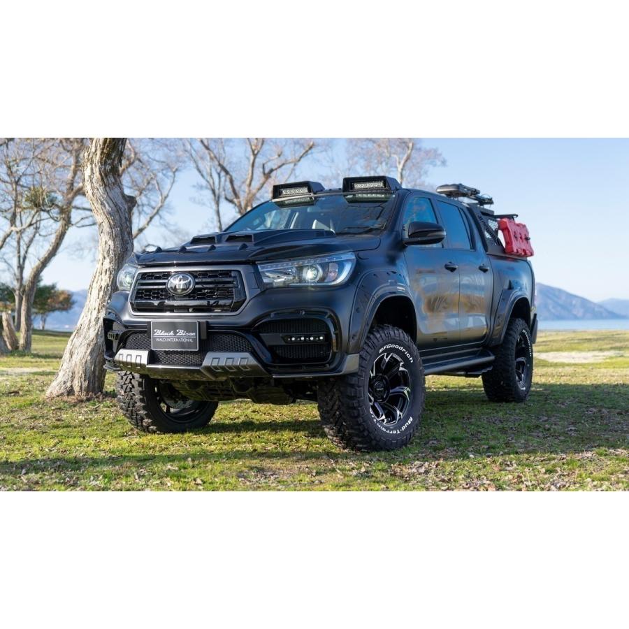 【M's】 トヨタ 後期 GUN125 ハイラックス (R2.8-) WALD BLACK BISON スペアタイヤハンガー (ロールバーと同時装着が必要) HILUX ヴァルド バルド エアロ パーツ｜emuzu-international｜11