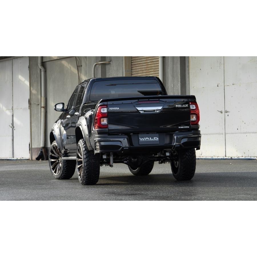 【M's】 トヨタ 後期 GUN125 ハイラックス (R2.8-) WALD BLACK BISON スペアタイヤハンガー (ロールバーと同時装着が必要) HILUX ヴァルド バルド エアロ パーツ｜emuzu-international｜14