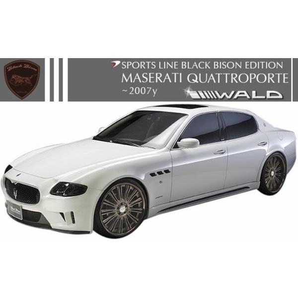 【M's】MASERATI クアトロポルテ（-07y）WALD SPORT LINE Black Bison トランクスポイラー // マセラティ  Quattroporte ヴァルド ブラックバイソン FRP製 新品