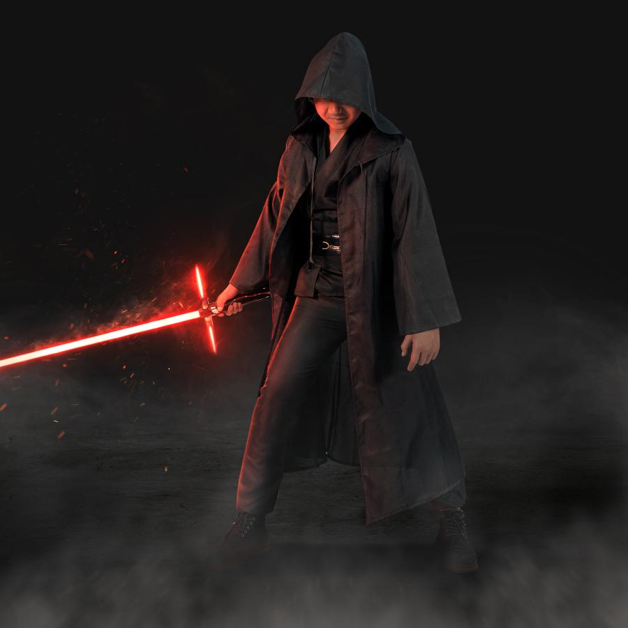 STAR WARS 【M's】ジェダイスーツ ダークサイド 黒 セイバー STAR WARS 【M's】ジェダイスーツ ダークサイド 黒 セイバー