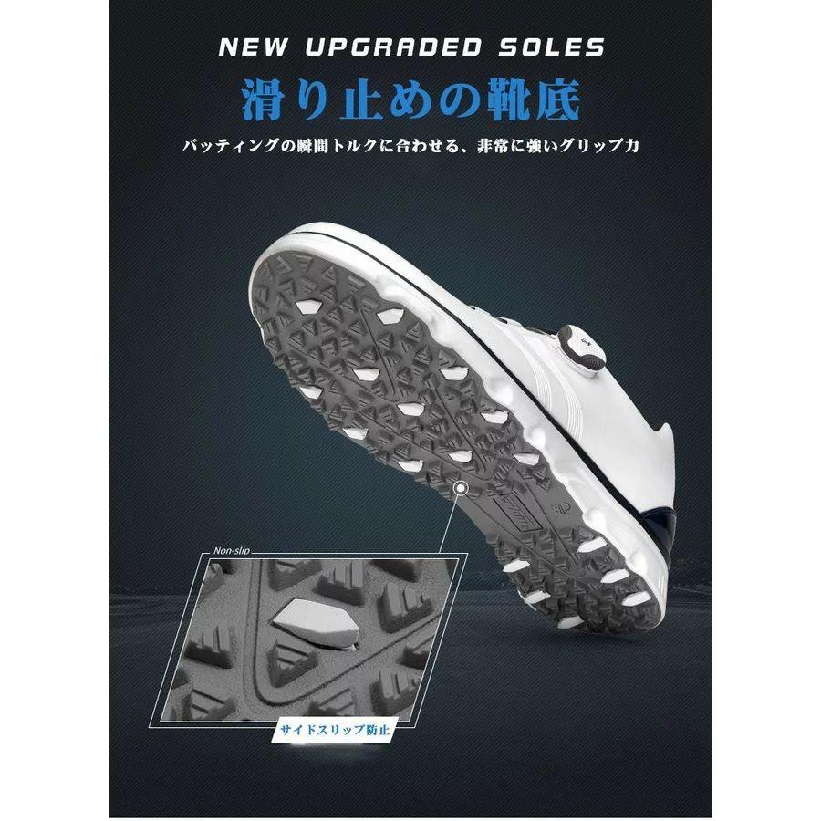 最終値下げ 通気 お洒落 ソフトスパイク メンズ スニーカー 防水 強いグリップ メンズ スニーカー ゴルフシューズ スポーツシューズ 四節 耐磨 防滑ソール アウトドア 運動 風鈴 ウィンドウチャイム Size 270 Www Oroagri Eu