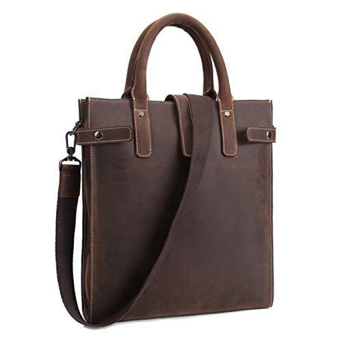 新品登場 無地 大容量 メンズ ビジネスバッグ ショルダーバッグ トートバッグ 伝説の革職人 Selection Nice 本革 縦型 2way レザー バッグ Albinofoundation Org