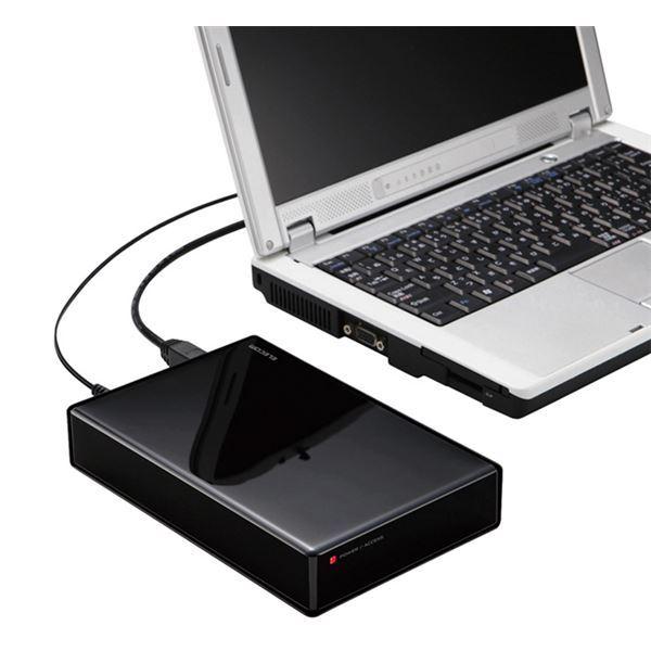 【限定販売】 エレコム 3.5インチ外付けHDD／WD Red搭載／USB3.0／1.0TB／法人専用 ELD-REN010UBK