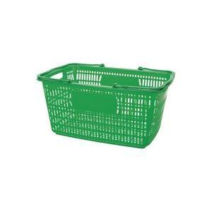 （まとめ）ジョインテックス ショップかご 30L緑 B264J-GR〔×20セット〕