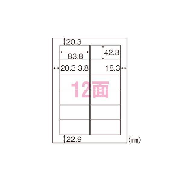 （まとめ） ヒサゴ FSC(R)森林認証紙ラベルA4タックシール A4判 100枚入 FSCGB861 〔×2セット〕