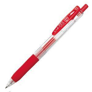 (まとめ) ゼブラ ゲルインクボールペン サラサクリップ 0.5mm 赤 JJ15-R 1本 〔×60セット〕｜emz-store