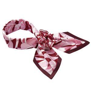 （まとめ） ナカヒロ コサージュスカーフ ピンク A1920-38 1枚 〔×2セット〕