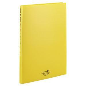 （まとめ） リヒトラブ AQUA DROPs クリヤーブック（クリアブック）（ポケット交換タイプ） A4タテ 30穴 15ポケット付属 背幅18mm 黄 N5015-5 1冊 〔×20セッ...