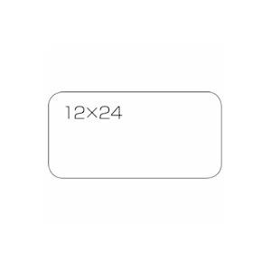 (業務用300セット) ジョインテックス 白無地ラベルシール 〔強粘着 12mm×24mm〕 360片 B554J