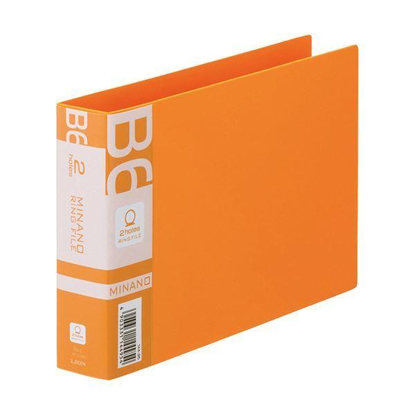 まとめ ライオン事務器 リングファイルminano ミナノ B6ヨコ 2穴 0枚収容 B6ヨコ 背幅35mm セット Emzヤフー店 Ds リングファイルminano ミナノ クリアファイル 1冊 Rf 228m オレンジ 最大級サイトの