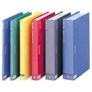 （まとめ）ビュートン クリヤーブック A4タテ60ポケット 背幅35mm ダークグレー BCB-A4-60DG 1セット(4冊) 〔×2セット〕