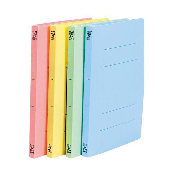 (まとめ）ビュートン フラットファイルPP ピンク B5S FF-B5S-P 10冊〔×5セット〕