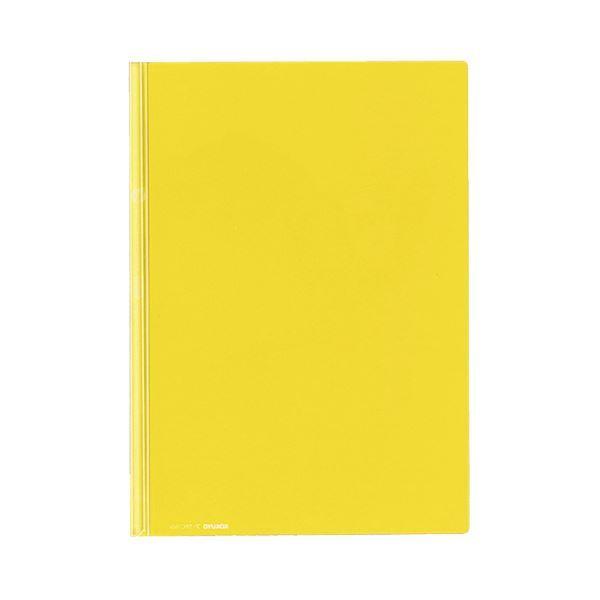 （まとめ）コクヨ レールクリヤーホルダー（カラーズ）PET A4タテ 20枚収容 黄 フ-TPC760Y 1セット（5冊）〔×10セット〕