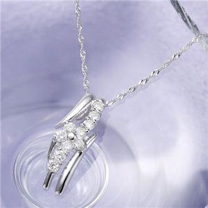 18金ホワイトゴールド（K18WG） ダイヤモンドペンダント/ネックレス(11560円)