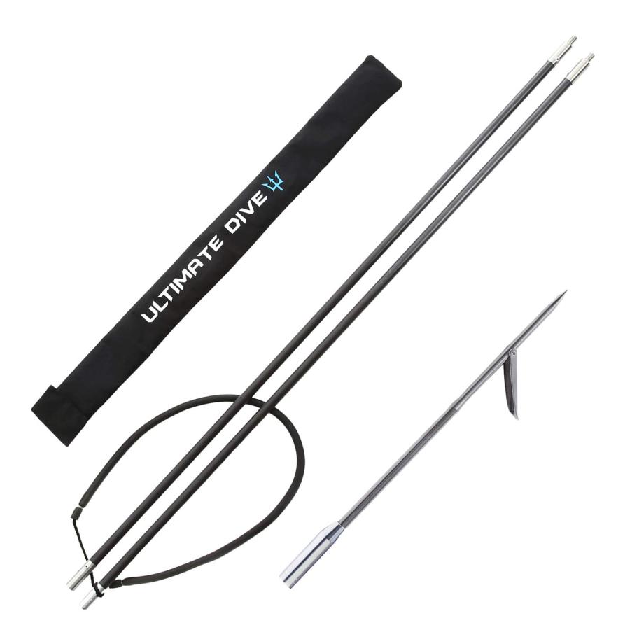 Ultimate Dive シングルウィング カーボン 2 ポール 210cm 手銛 銛 モリ 魚突き 軽量 スピアフィッシング アルテ 定期入れの