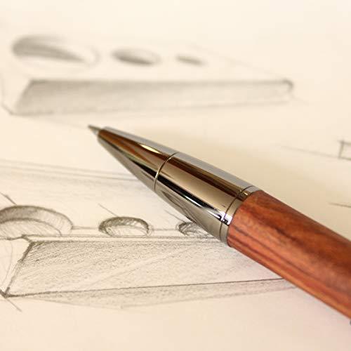 大人の鉛筆、高級木材の芯ホルダー「LEAD PENCIL 2mm」+LUMBER by Hacoa (カリン)｜emzy-store｜04