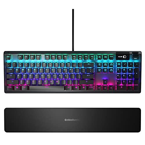 SteelSeries ゲーミングキーボード 有線 ハイブリッドメカニカルスイッチ 英語配列 有機ELディスプレイ搭載 Apex 5 US 64532｜emzy-store｜02