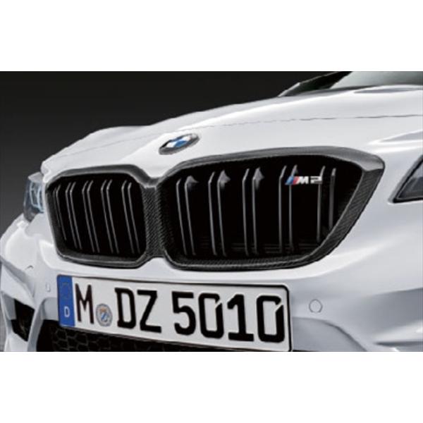  F型 2シリーズ フロント キドニーグリル M パフォーマンス ブラック BMW ☆BMW純正☆BMW M Performance カーボン・ブラック・キドニー