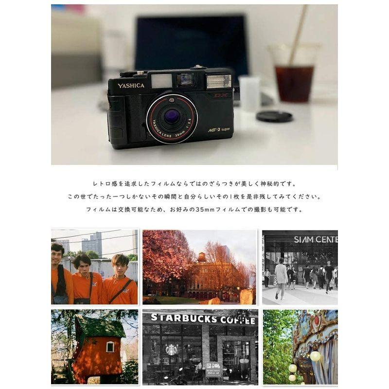 無料発送 Yashica Mf 2 レバ 35mmロール かわいいコンパクト名機 おしゃれ レトロ フィルムカメラ カメラ ヤシカ 復刻版 Super インスタントカメラ Kasmed Uz