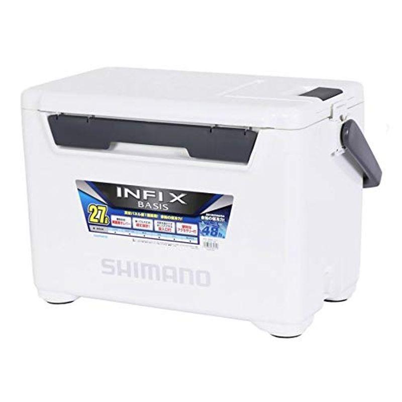 シマノ Shimano 釣り用 クーラーボックス インフィクス ベイシス 27リットル Sホワイト En Enda Yahoo 店 通販 Yahoo ショッピング