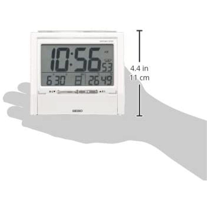 セイコー クロック トークライナー 目覚まし時計 Talk Liner 温度 トークライナー 音声時報 音声アラーム 音声アラーム カレンダー 切替 バイリンガル En Enda 店 温度 湿度 半額sale