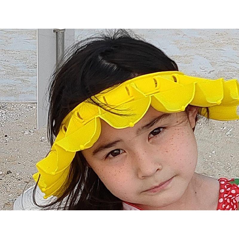 シャンプーハット 花かんむり 子供用 幼児 ベビー 23段階 サイズ フリーサイズ 水漏れ防止 1歳 調整 2歳 赤ちゃん Hide 超ポイントアップ祭