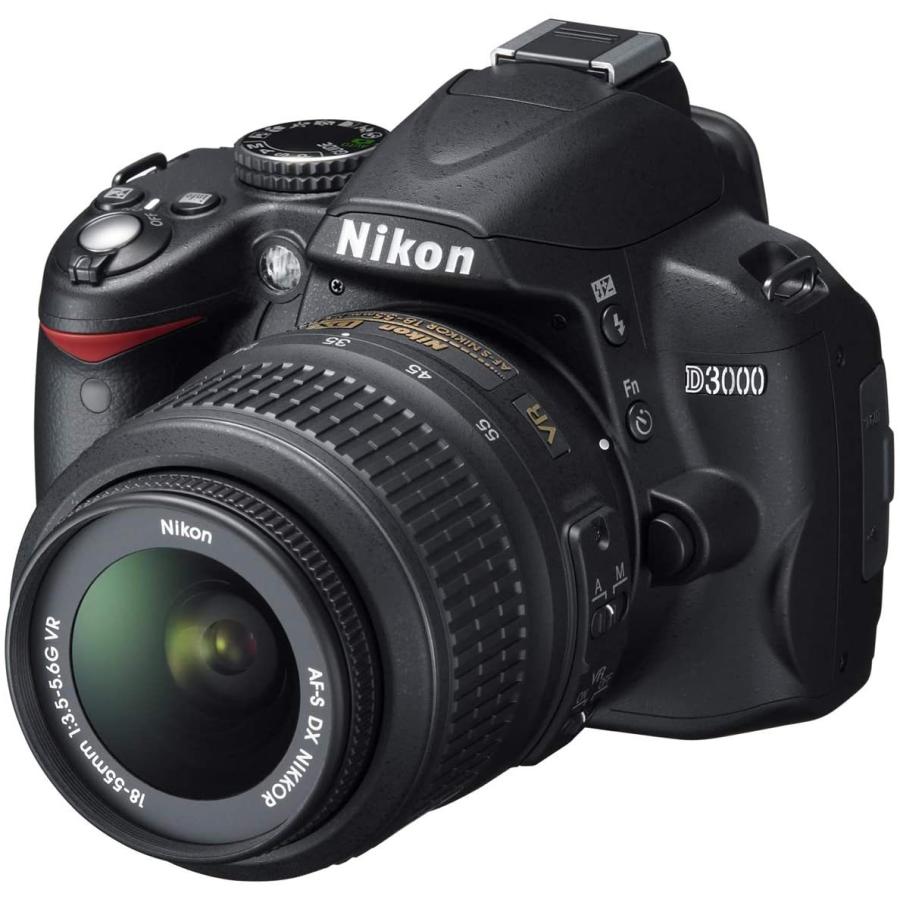 ニコン Nikon デジタル一眼レフカメラ D3000 レンズキット 新品SD 