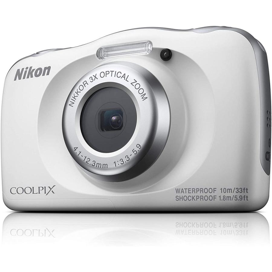 【一部予約！】 デジタルカメラ Nikon ニコン 中古 COOLPIX ホワイト　新品SDカード付 クールピクス W150WH 防水 W150 コンパクトデジタルカメラ