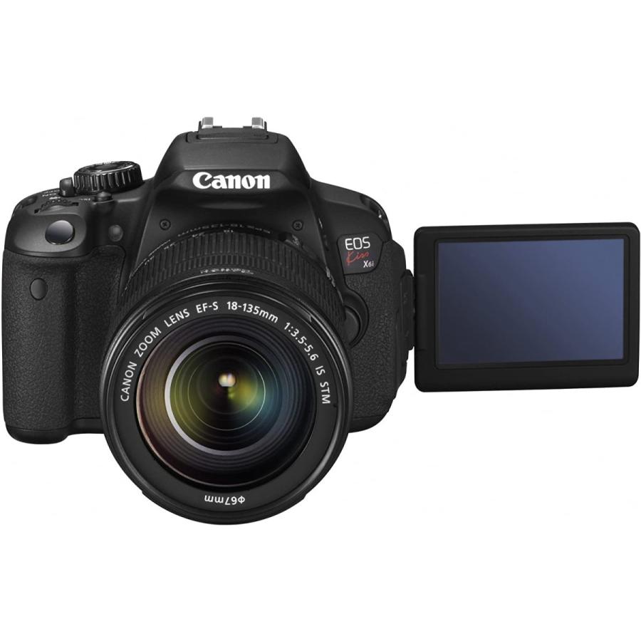 大人気新作 キヤノン　Canon STM　新品SDカード付 IS F3.5-5.6 EF-S18-135mm レンズキット X6i Kiss EOS デジタル一眼レフカメラ デジタル一眼レフカメラ