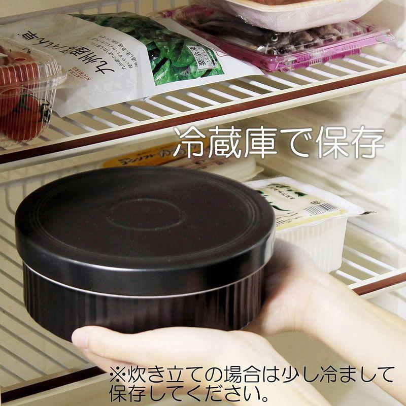 波佐見焼 HASAMI セラミック おひつ 1.5合 ご飯 保存 容器 レンジ 対応 約 900cc φ 17.3cm x 6.5cm｜en-office｜06