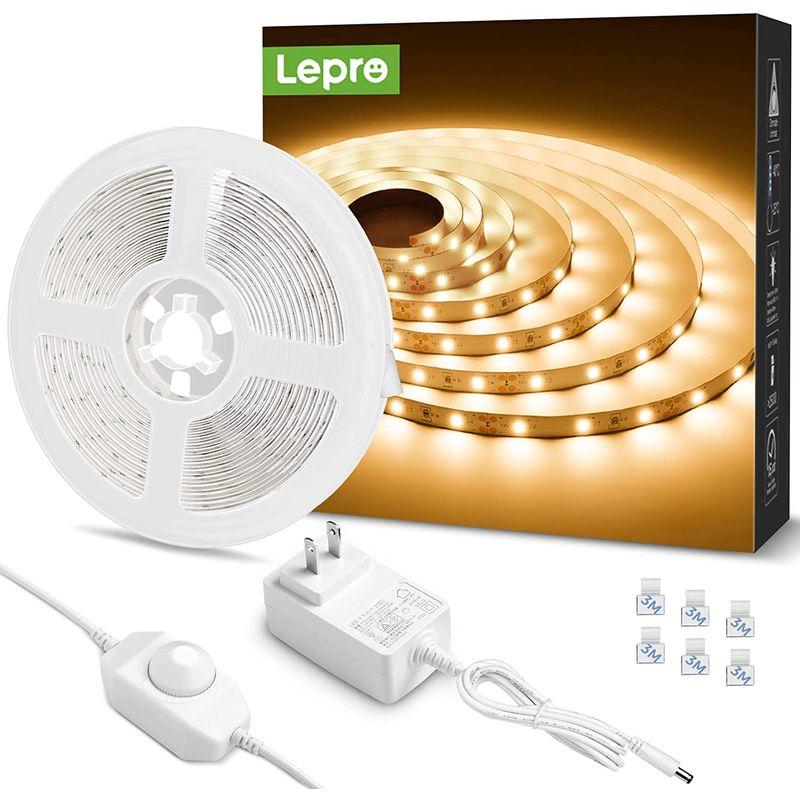 Lepro LEDテープライト 電球色 無段階調光 間接照明 ledテープ 5m 12v 高演色タイプ ストリップライト 切断可能 2835｜en-office｜04