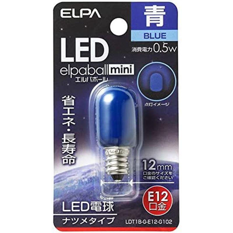 朝日電器 ELPA LEDナツメ形E12 LDT1B-G-E12-G102 ブルー｜en-office｜02