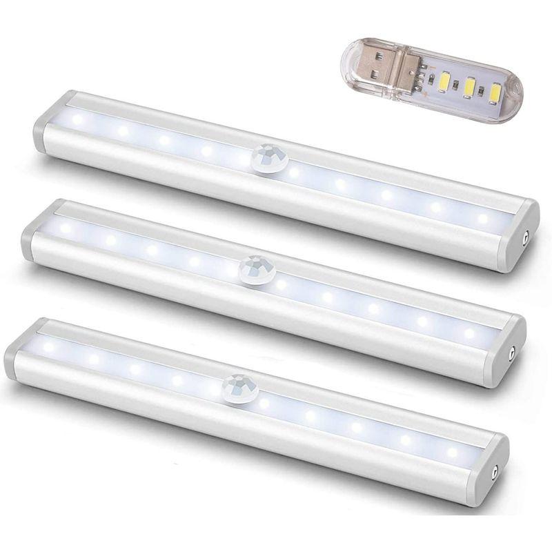 人感センサーライト 電池式 屋内 10LED 明るい 自動点灯 消灯 省エネ マグネット貼り付け式 配線不要 補助灯 足元灯 室内 お手洗い｜en-office｜03