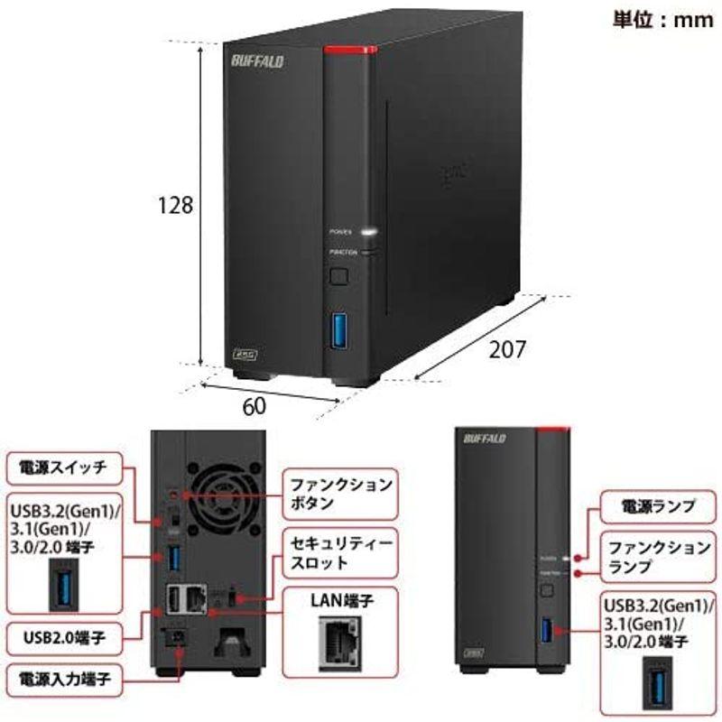 バッファロー LS710D0201 リンクステーション LS710D ネットワークHDD 1ベイ 2TB｜en-office｜03